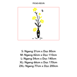  Tranh mica EPeBen dán tường nổi 3d hình Bình hoa rực rỡ decor trang trí Phòng khách, Phòng ngủ, Phòng làm việc, Cửa hàng 