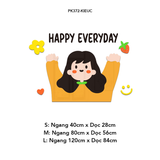  Tranh mica EPeBen dán tường nổi 3d Happy Everyday trang trí Phòng cho bé, Phòng khách, Phòng Ngủ 