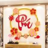  Tranh mica EPeBen dán tường nổi 3d hình Phúc ,Tài ,Lộc decor Trang Trí Tết 2025 