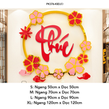  Tranh mica EPeBen dán tường nổi 3d hình Phúc ,Tài ,Lộc decor Trang Trí Tết 2025 