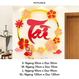  Tranh mica EPeBen dán tường nổi 3d hình Phúc ,Tài ,Lộc decor Trang Trí Tết 2025 