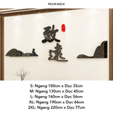  Tranh mica EPeBen dán tường nổi 3d Tranh mica chữ Phúc trang trí Phòng khách, Phòng ngủ 