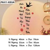  Tranh mica EPeBen dán tường nổi 3d hình Xuân An Khang decor Trang Trí Tết 2025 