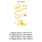  Tranh mica EPeBen dán tường nổi 3d hình Say Hello Trang Trí Phòng Trẻ Em,Mẫu Giáo, Lớp Học 