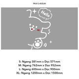  Tranh mica EPeBen dán tường nổi 3d hình Say Hello Trang Trí Phòng Trẻ Em,Mẫu Giáo, Lớp Học 