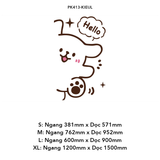  Tranh mica EPeBen dán tường nổi 3d hình Say Hello Trang Trí Phòng Trẻ Em,Mẫu Giáo, Lớp Học 