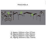  Tranh mica EPeBen dán tường nổi 3d hình Phong Cảnh nông thôn decor trang trí,Nhà Hàng,Phòng Khách 