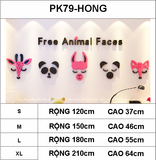  Tranh mica EPeBen dán tường nổi 3d hình hoạt hình mặt thú animal faces phong cách bắc âu trang trí phòng khách, nhà cửa 