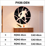  Tranh mica EPeBen dán tường nổi 3d hình cầu thủ bóng rổ decor trang trí phòng tập, sân bóng rổ, câu lạc bộ 