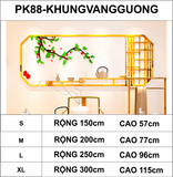  Tranh mica EPeBen dán tường nổi 3d hình bàn tiệc trà mùa xuân decor trang trí phòng khách, nhà cửa 