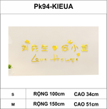  Tranh dán tường mica 3d decor khổ lớn Tranh chữ home các loại 