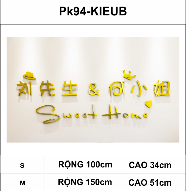  Tranh dán tường mica 3d decor khổ lớn Tranh chữ home các loại 