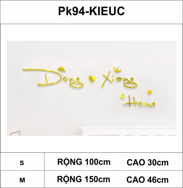  Tranh dán tường mica 3d decor khổ lớn Tranh chữ home các loại 