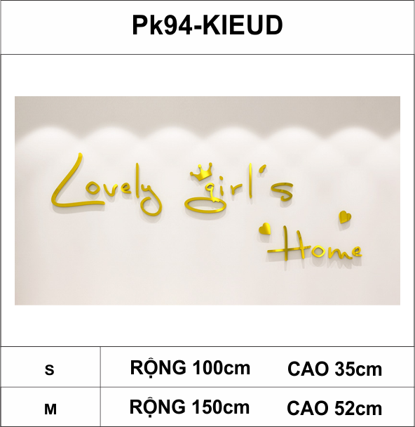  Tranh dán tường mica 3d decor khổ lớn Tranh chữ home các loại 