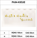  Tranh dán tường mica 3d decor khổ lớn Tranh chữ home các loại 