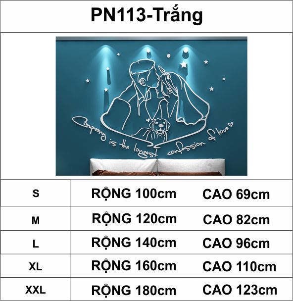  Tranh mica EPeBen dán tường nổi 3d hình Cô Dâu Chú Rể decor trang trí phòng cưới, phòng ngủ, tiệm áo cưới 