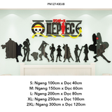  Tranh mica EPeBen dán tường nổi 3d hình Thế giới one piece decor trang trí Phòng ngủ, Mầm non, Phòng Game Thủ 
