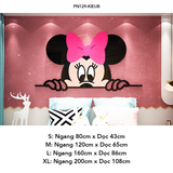  Tranh mica EPeBen dán tường nổi 3d hình dán Micky Mouse, Hello Kitty decor trang trí Phòng ngủ, Phòng học cho bé 