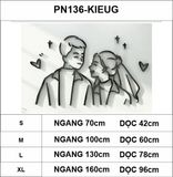  Tranh mica EPeBen dán tường nổi 3d Chân Dung  trang trí Phòng ngủ, Phòng khách 