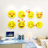  Tranh mica EPeBen dán tường nổi 3d hình Biểu tượng cảm xúc Trang Trí Phòng Cho Bé,Mẫu Giáo, Lớp Học 