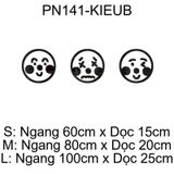  Tranh mica EPeBen dán tường nổi 3d hình Biểu tượng cảm xúc Trang Trí Phòng Cho Bé,Mẫu Giáo, Lớp Học 