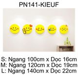  Tranh mica EPeBen dán tường nổi 3d hình Biểu tượng cảm xúc Trang Trí Phòng Cho Bé,Mẫu Giáo, Lớp Học 