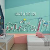  Tranh Mica EPeBen dán tường nổi 3d Have A Nice Day trang trí Phòng Ngủ,Phòng cho Bé 