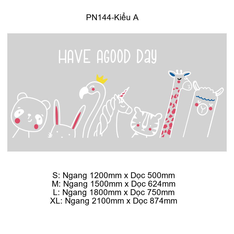  Tranh Mica EPeBen dán tường nổi 3d Have A Nice Day trang trí Phòng Ngủ,Phòng cho Bé 