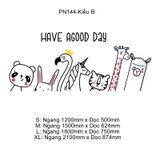  Tranh Mica EPeBen dán tường nổi 3d Have A Nice Day trang trí Phòng Ngủ,Phòng cho Bé 