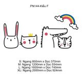  Tranh Mica EPeBen dán tường nổi 3d Have A Nice Day trang trí Phòng Ngủ,Phòng cho Bé 