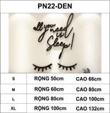  Tranh mica EPeBen dán tường nổi 3d hình đôi mắt lông mi sleep ngủ decor trang trí phòng ngủ, phòng trọ, phòng cưới 