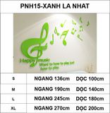  Tranh mica EPeBen dán tường nổi 3d Nốt Nhạc trang trí Phòng cho bé, Phòng khách 