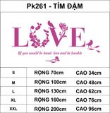  Tranh mica EPeBen dán tường nổi 3d hình chữ LOVE decor trang trí tường nhà, phòng khách, phòng ngủ 