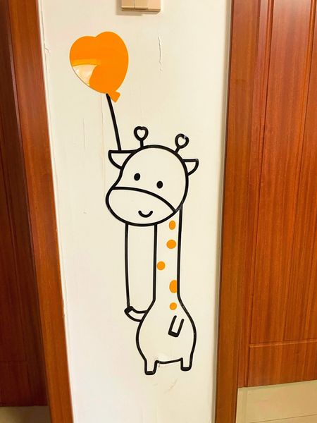  Tranh mica EPeBen dán tường nổi 3d hình Các con vật dễ thương trang trí phòng cho bé, cửa ra vào, mẫu giáo, khu vui chơi 