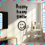  Tranh mica EPeBen dán tường nổi 3d hình Happy Happy Smile decor trang trí Phòng Ngủ, Phòng Khách 