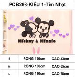  Tranh mica EPeBen dán tường nổi 3d hình mickey và minnie dễ thương decor trang trí phòng ngủ vợ chồng, phòng cho bé 
