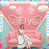  Tranh mica EPeBen dán tường nổi 3d hình Đôi Cánh Fly decor trang trí Quán Trà Sữa, Trà Chanh 