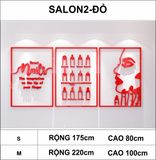  Tranh mica EPeBen dán tường nổi 3d hình Nail Beautiful decor trang trí Tiệm Nail, Spa 