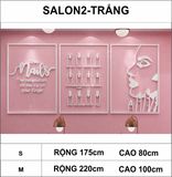  Tranh mica EPeBen dán tường nổi 3d hình Nail Beautiful decor trang trí Tiệm Nail, Spa 