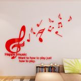  Tranh mica EPeBen dán tường nổi 3d Nốt Nhạc trang trí Phòng cho bé, Phòng khách 