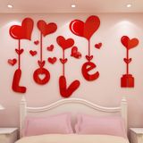  Tranh mica EPeBen dán tường nổi 3d hình Trái Tim Chữ Love decor trang trí Phòng Ngủ, Phòng Khách 