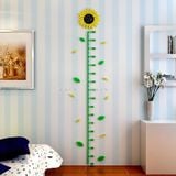  Tranh mica EPeBen dán tường nổi 3d Thước Đo Chiều Cao Lớn Cùng Cây Hoa decor trang trí Phòng ngủ cho bé, Lớp Học Mầm Non 