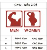  Tranh mica EPeBen dán tường nổi 3d hình dán cửa nhà vệ sinh wc toilet decor trang trí cửa hàng, shop thời trang 