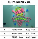  Tranh mica EPeBen dán tường nổi 3d hình Ice Cream decor trang trí cửa hàng kem tươi, quán bar, quầy thu ngân 