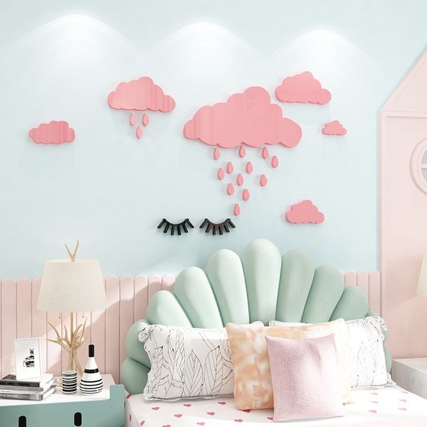  Tranh mica EPeBen dán tường nổi 3d hình dán tường đám mây dễ thương decor trang trí lớp học, mầm non, mẫu giáo 