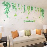  Tranh mica EPeBen dán tường nổi 3d hình khu vườn trong mơ decor trang trí phòng khách, phòng ngủ 
