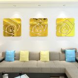  Tranh mica EPeBen dán tường nổi 3d hình Hoa hồng nghệ thuật decor trang trí phòng khách, phòng ngủ, nhà hàng 