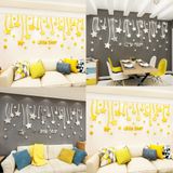  Tranh mica 3d dán tường mẫu tranh little star, ngôi sao trang trí phòng khách, phòng bếp 