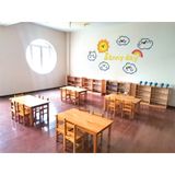  Tranh mica EPeBen dán tường nổi 3d hình Mây và mặt trời decor trang trí phòng cho bé, nhà trẻ, cửa hàng 