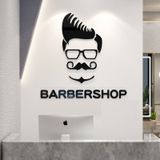  Tranh Mica 3d Dán Tường Salon Tóc Nữ, Barber Tóc Nam Trang Trí Salon Tóc, Tiệm Cắt Tóc 